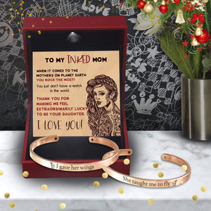 Mom & Daughter Bracelets - Tattoo - To My Mom - You Rock The Most - Gbt19007