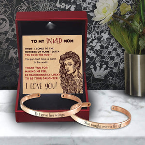 Mom & Daughter Bracelets - Tattoo - To My Mom - You Rock The Most - Gbt19007