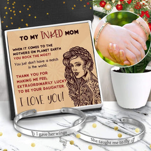 Mom & Daughter Bracelets - Tattoo - To My Mom - You Rock The Most - Gbt19007