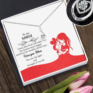 Mom Infinite Heart Necklace - Family - To My Mom - You Are The Light And Strength Of My Life - Gnzj19011