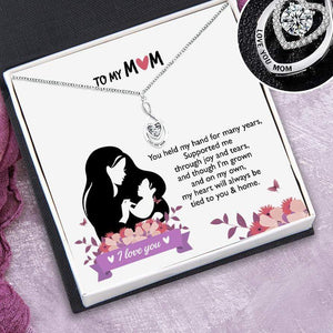 Mom Infinite Heart Necklace - To My Mom - You Held My Hand For Many Years - Gnzj19015