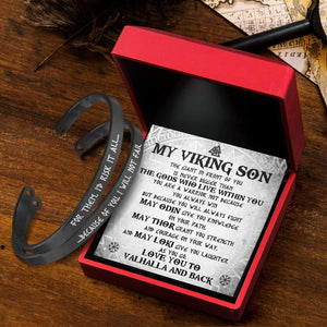 Mom & Son Bracelets - Viking - My Viking Son - Love You To Valhalla And Back - Gbt16003