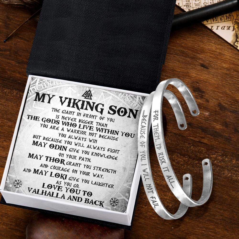 Mom & Son Bracelets - Viking - My Viking Son - Love You To Valhalla And Back - Gbt16003