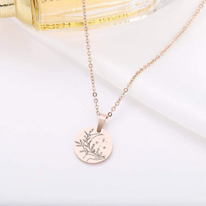 Moon Necklace - To My Mom - I Love You To The Moon & Back - Gnev19003