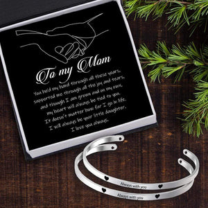 Mother Daughter Bracelets - Family - From Daughter - To My Mom - I Will Always Be Your Little Daughter - Gbt19005