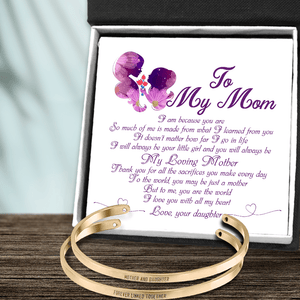 Mother Daughter Bracelets - Family - To My Mom - My Loving Mother - Gbt19025