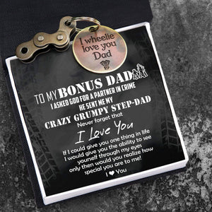 Motocross Keychain - To My Bonus Dad - How Special You Are To Me - Gkbf18005