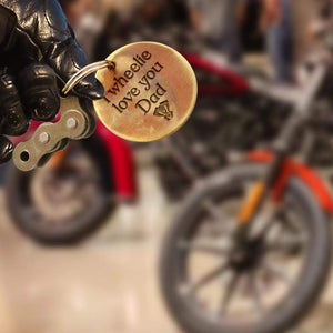 Motocross Keychain - To My Dad - My Dad & My Hero - Gkbf18003