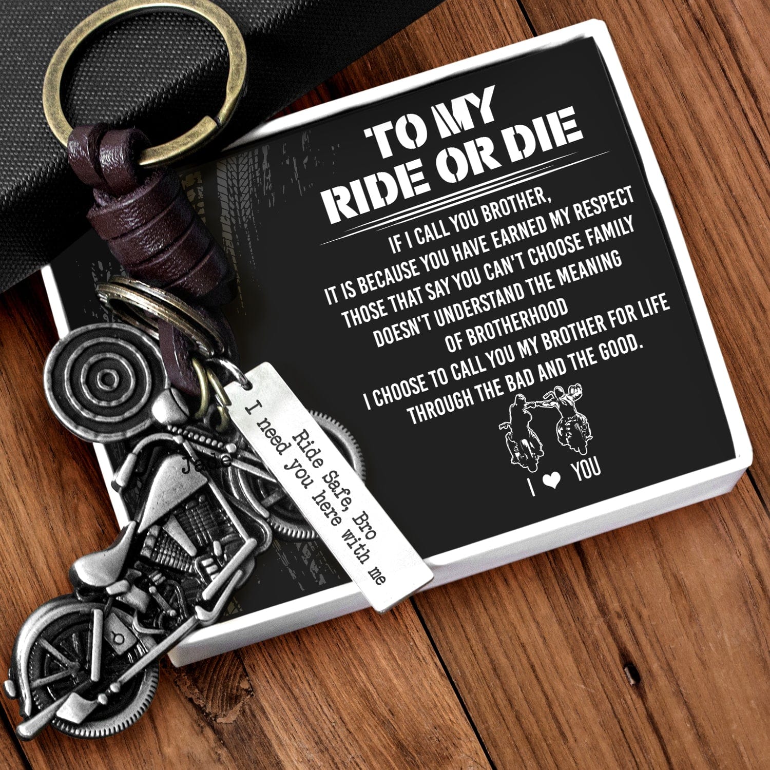 Motorcycle Keychain - Biker - To My Friend - I Love You - Gkx33011