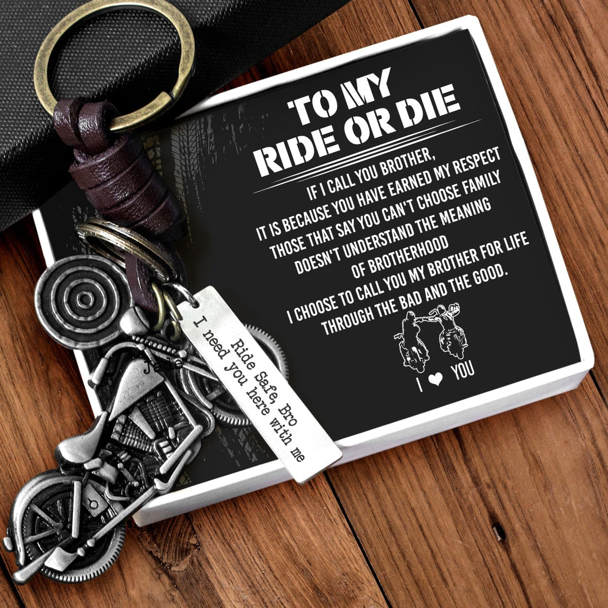 Motorcycle Keychain - Biker - To My Friend - I Love You - Gkx33011