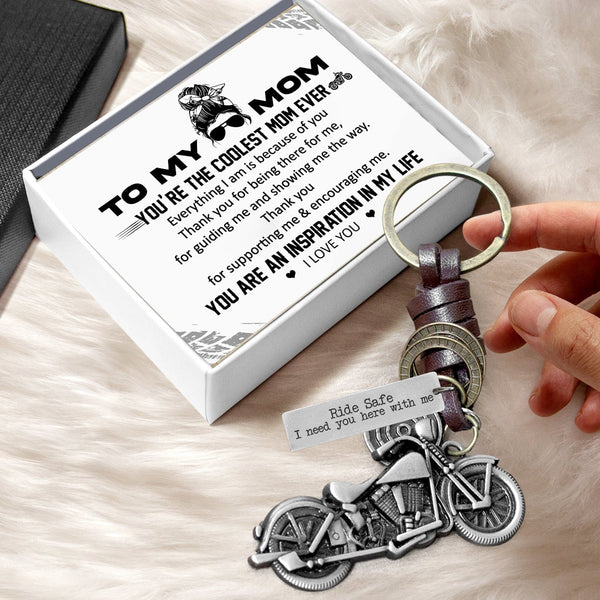 Wrapsify Classic Bike Keychain - to My Son from Mom - You Will Always Be My Little Boy - Gkt16013