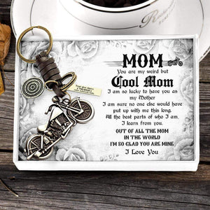Motorcycle Keychain - To Mom - I Love You - Gkx19001