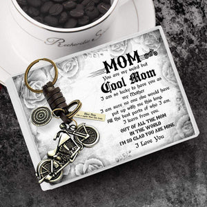Motorcycle Keychain - To Mom - I Love You - Gkx19003