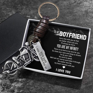 Motorcycle Keychain - To My Boyfriend - You Are My Infinity - Gkx12002