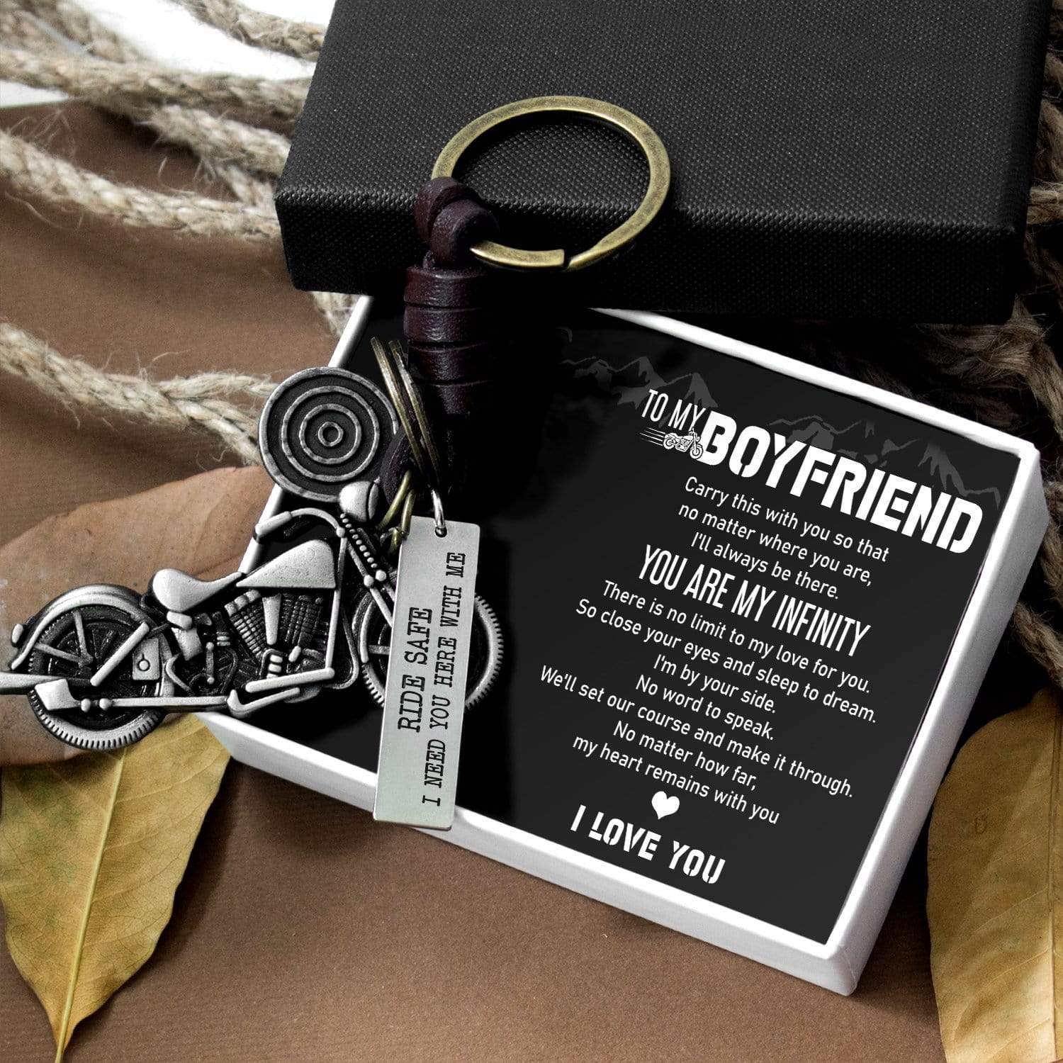 Motorcycle Keychain - To My Boyfriend - You Are My Infinity - Gkx12002