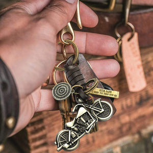 Motorcycle Keychain - To My Man - Ride Safe, I Need You Here With Me - Gkx26015