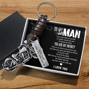 Motorcycle Keychain - To My Man - You Are My Infinity - Gkx26002