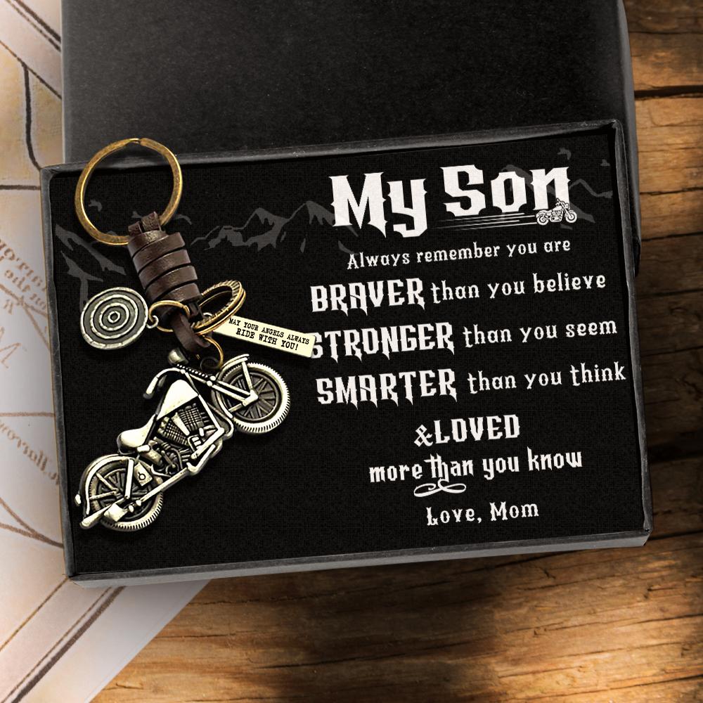 Wrapsify Dragon Keychain Holder - My Awesome Biker - Never Forget That I Love You - Gkcj26001