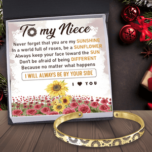 Niece Bracelet - Family - To My Niece - I Will Always Be By Your Side - Gbzf28003