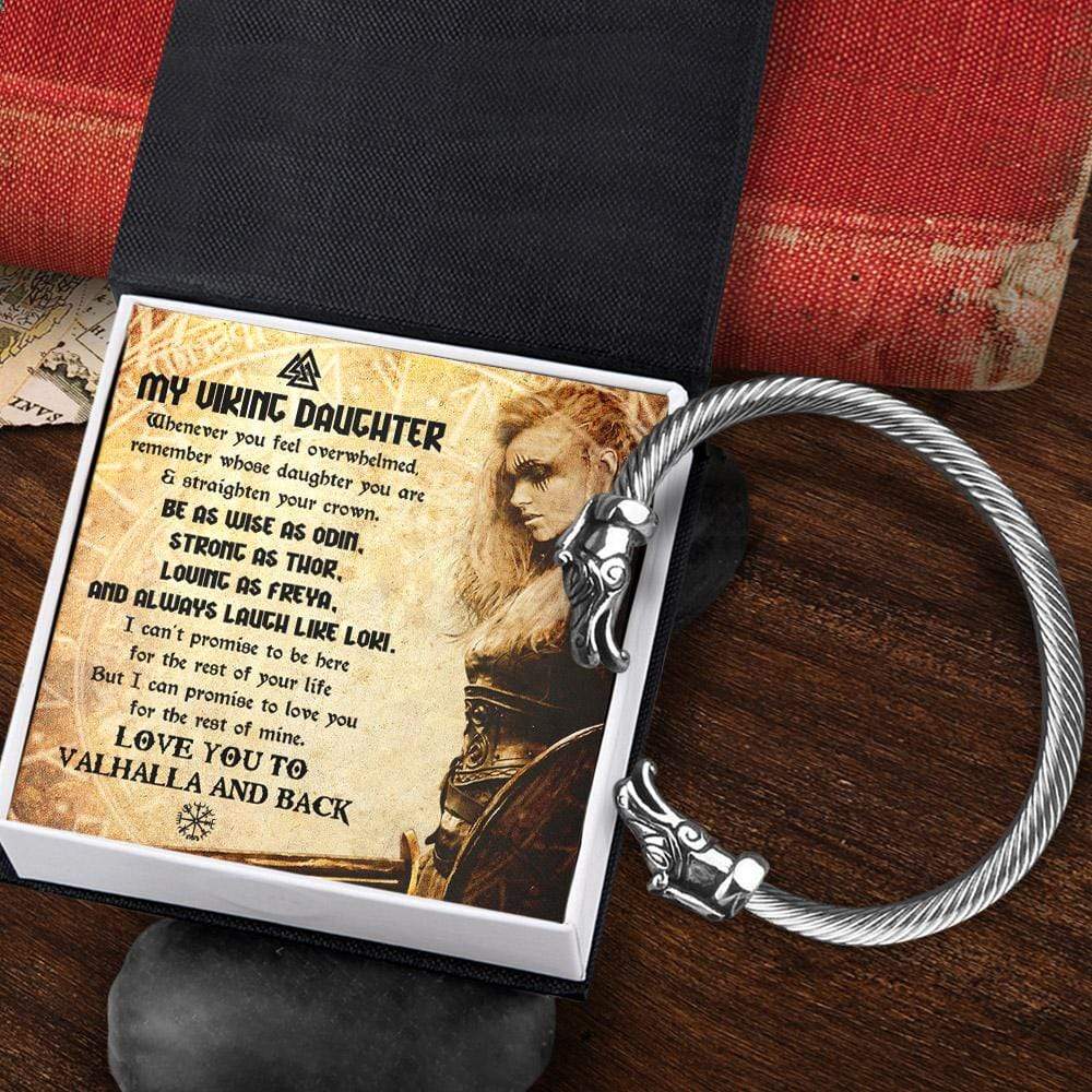 Norse Dragon Bracelet - Viking - My Viking Daughter - Love You To Valhalla & Back - Gbzi17001