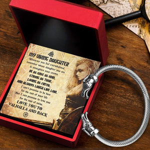 Norse Dragon Bracelet - Viking - My Viking Daughter - Love You To Valhalla & Back - Gbzi17001