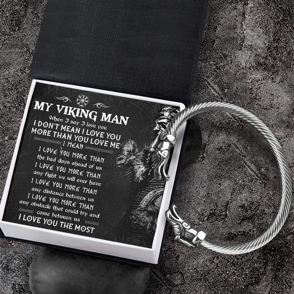 Norse Dragon Bracelet - Viking - My Viking Man - I Love You The Most - Gbzi26001