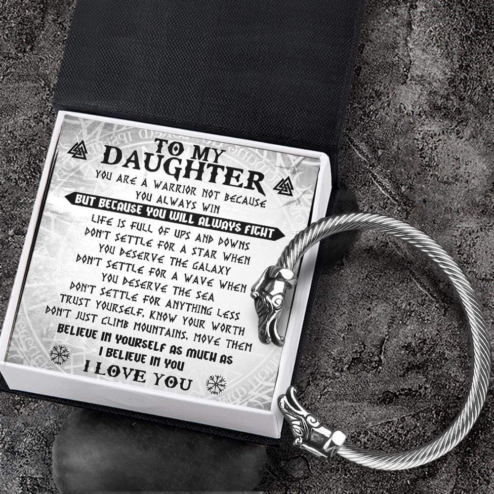 Norse Dragon Bracelet - Viking - To My Daughter - Believe In Yourself - Gbzi17002