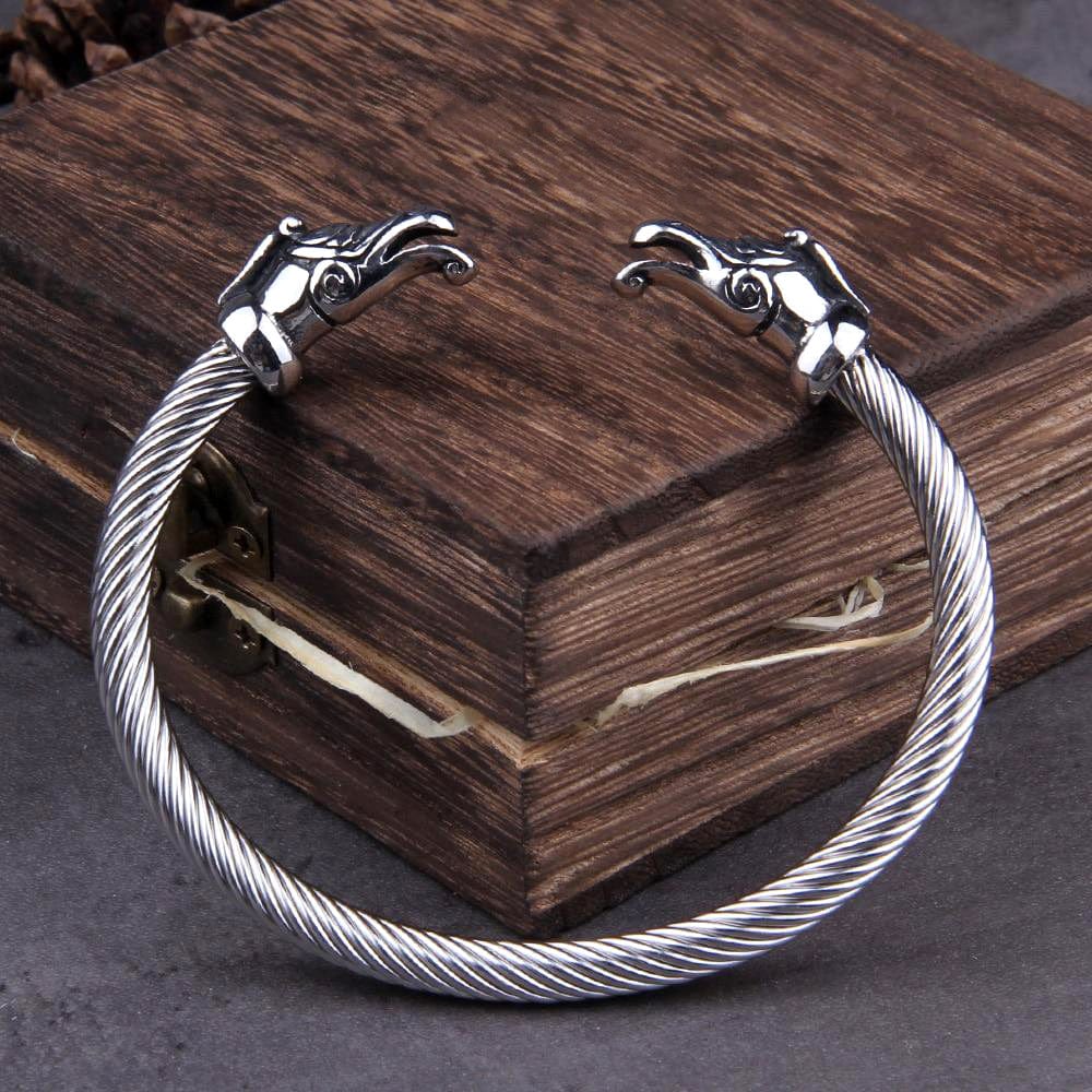 Norse Dragon Bracelet - Viking - To My Mom - I Love You To Valhalla & Back  - Gbzi19001