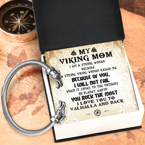 Norse Dragon Bracelet - Viking - To My Mom - I Love You To Valhalla & Back  - Gbzi19001