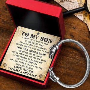 Norse Dragon Bracelet - Viking - To My Son - You Will Never Lose - Gbzi16002