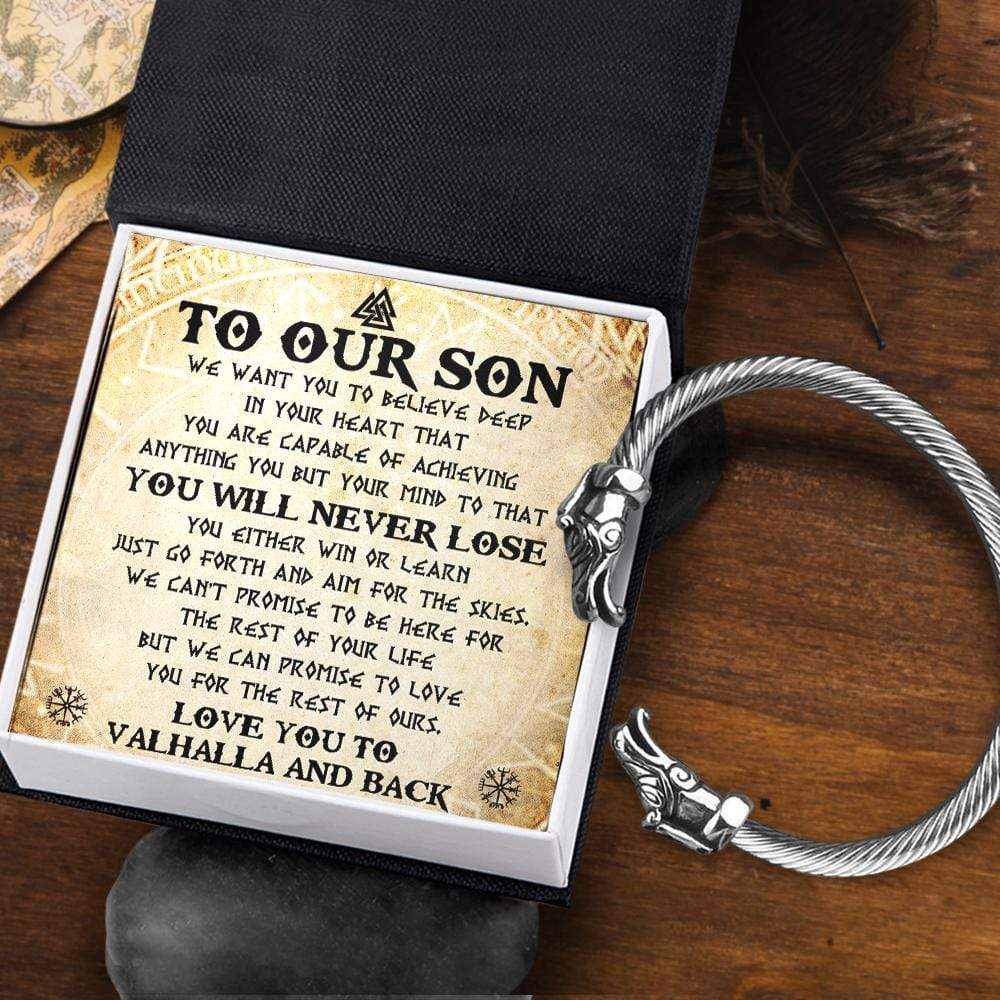 Norse Dragon Bracelet - Viking - To Our Son - You Will Never Lose - Gbzi16004