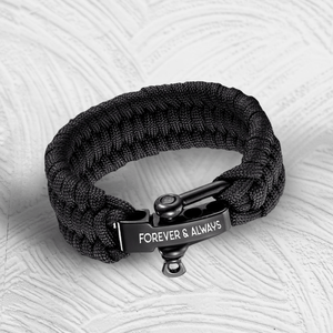 Paracord Rope Bracelet - Camping - To My Camping Queen - I Love You Through And Through - Gbxa13001