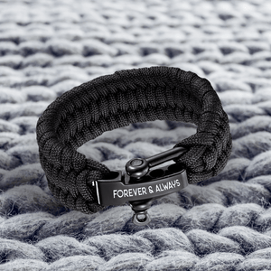 Paracord Rope Bracelet - Camping - To My Soulmate - I Can Never Ever Get Enough Of You - Gbxa13002