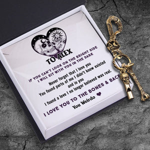 Personalised Skull Keychain Holder - Skull - To My Man - Never Forget That I Love You - Gkci26017