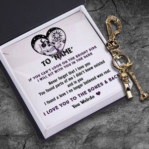 Personalised Skull Keychain Holder - Skull - To My Man - Never Forget That I Love You - Gkci26017