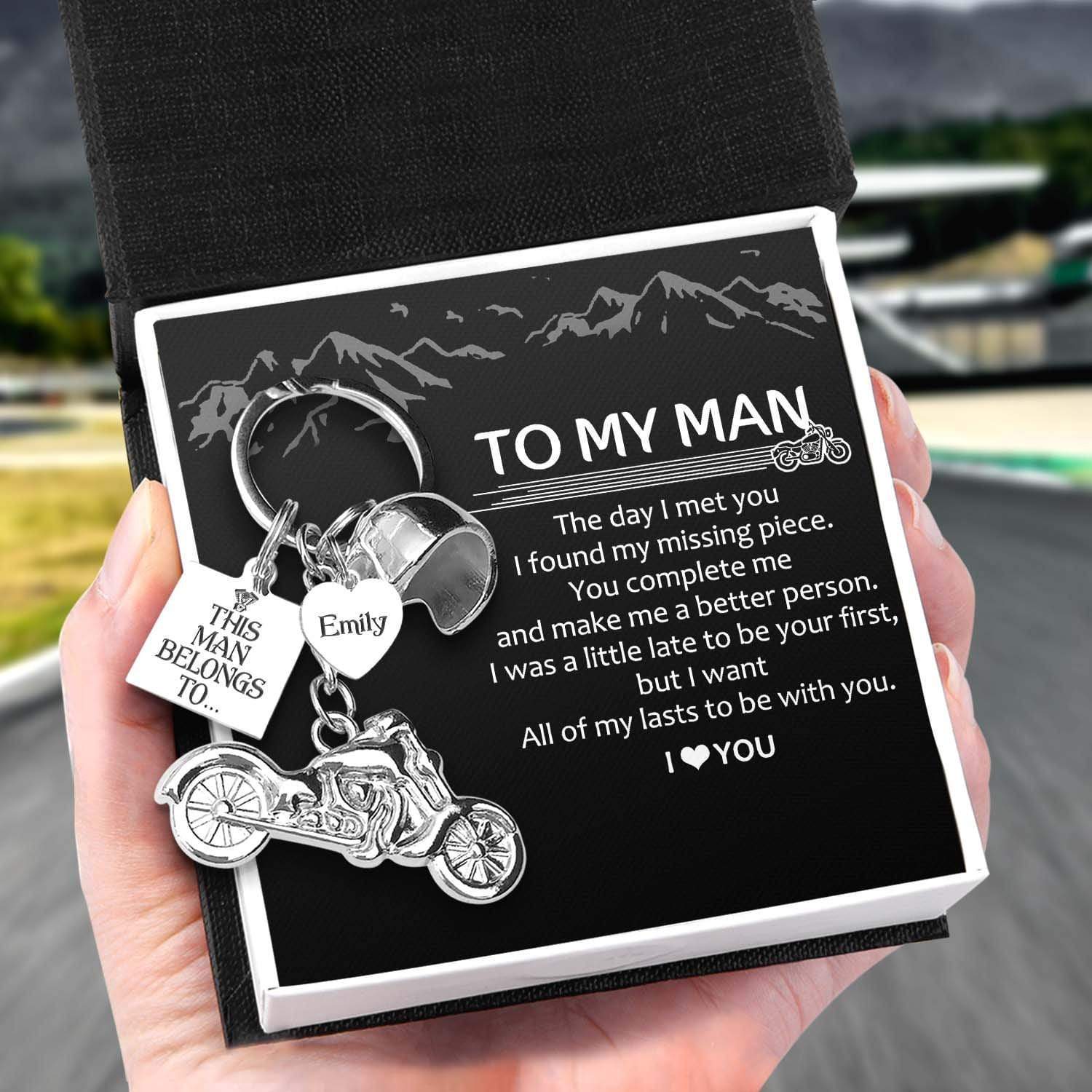 Personalized Motorcycle Keychains: Limited Edition Xmas Gifts – Wrapsify