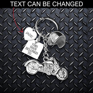 Personalized Classic Bike Keychain - Biker - To My Man - I Love You - Gkt26024