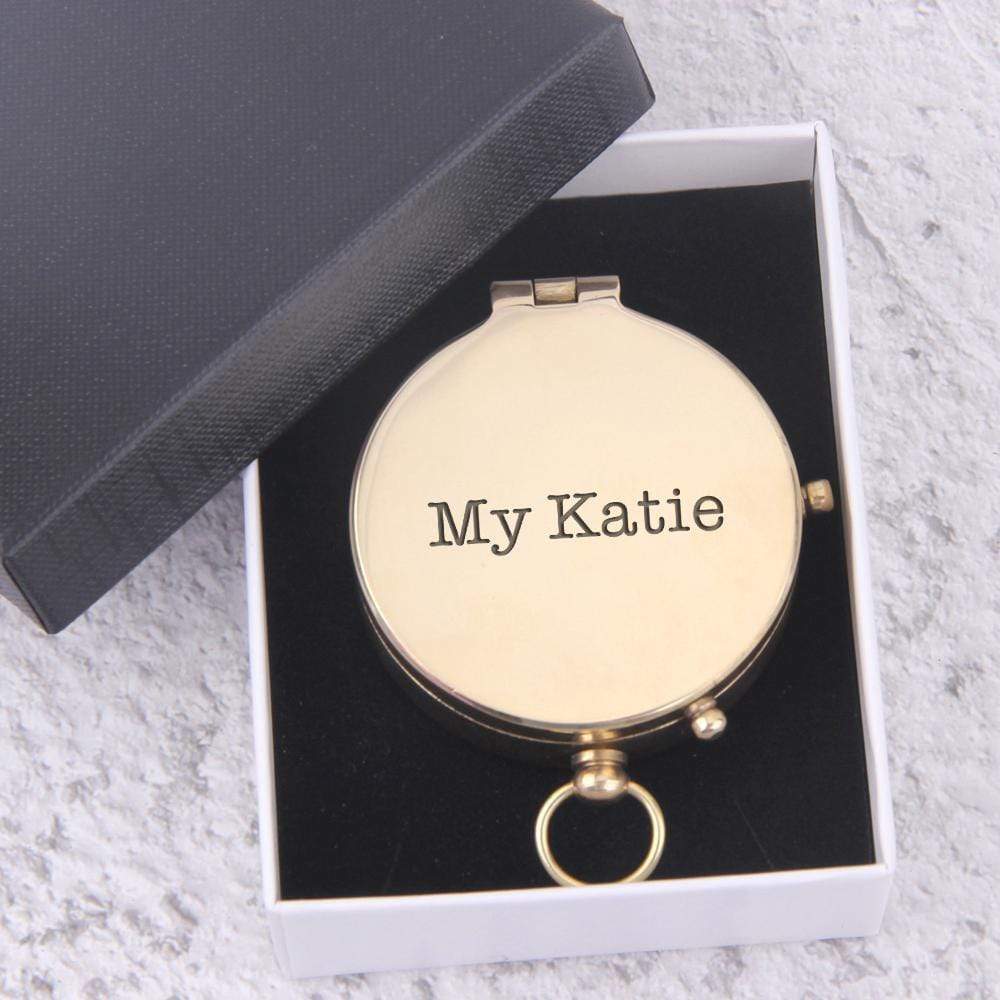 Personalized Engraved Compass - Not All Those Who Wander Are Lost  - Gpb26148