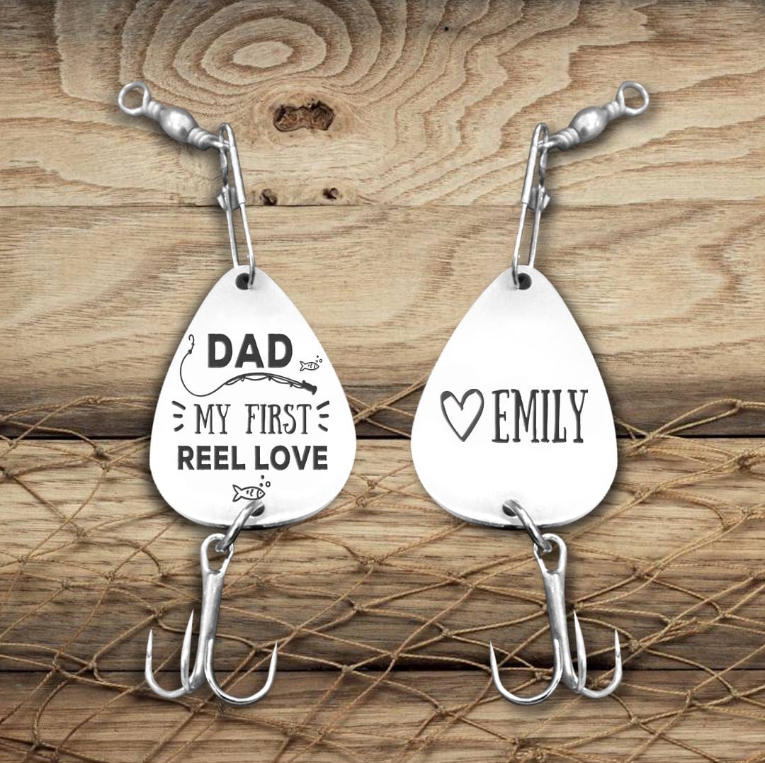 Personalized Engraved Fishing Hook - To Dad - From Daughter