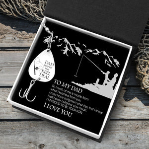 Personalized Engraved Fishing Hook - To Dad - From Son - You're The Reel Deal - What I Learned From You - Gfa18010