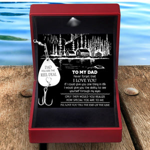 Personalized Engraved Fishing Hook - To My Dad - How Special You Are To Me - Gfa18012