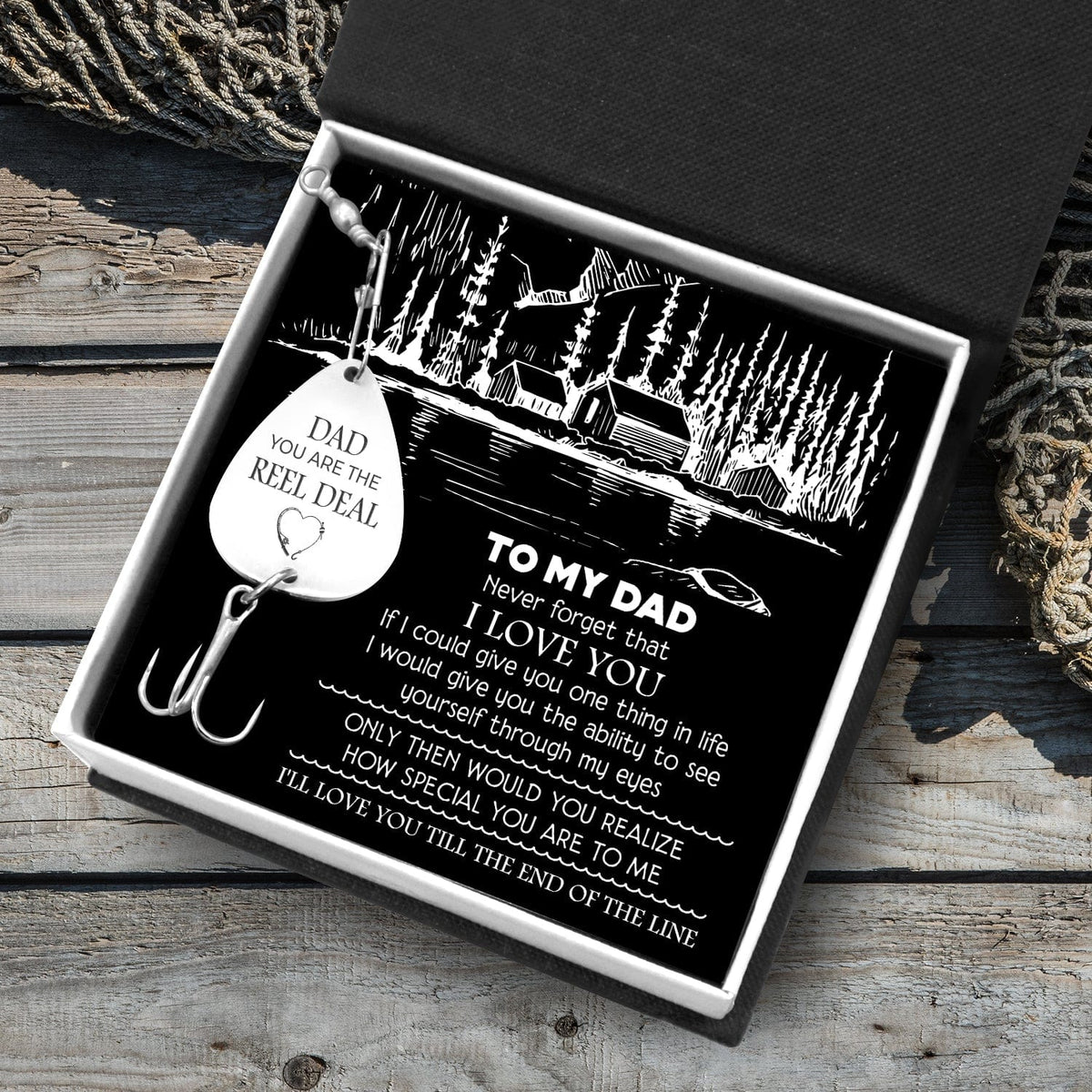 Personalized Engraved Fishing Hook - To My Dad - How Special You Are To Me - Gfa18012