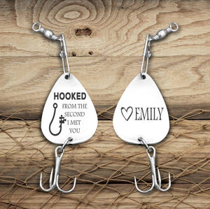 Personalized Engraved Fishing Hook - To my man - The Day I Met You - Gfa26001
