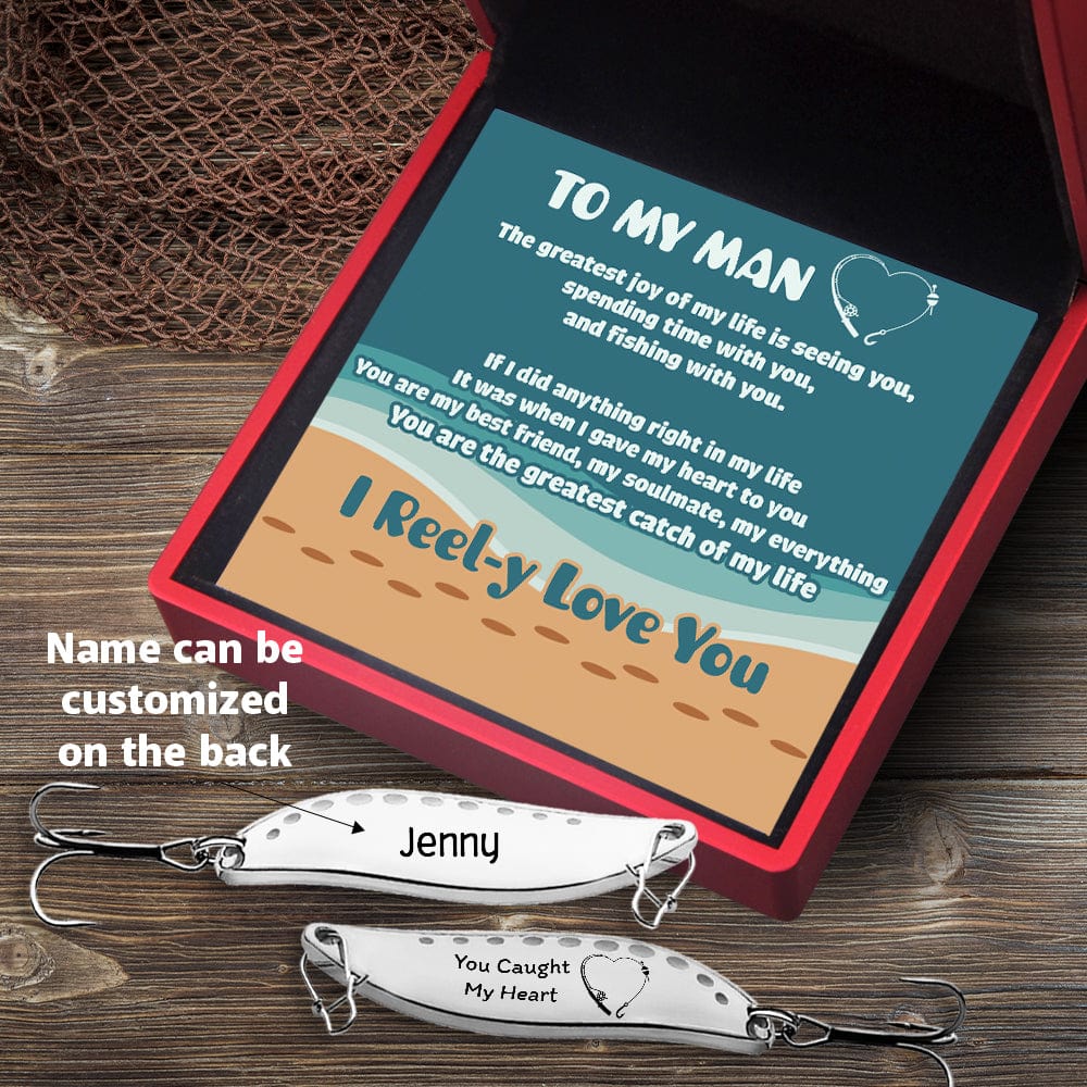Personalized Fishing Lures - Fishing - To My Man - I Reel-y Love You -  Gfaa26003