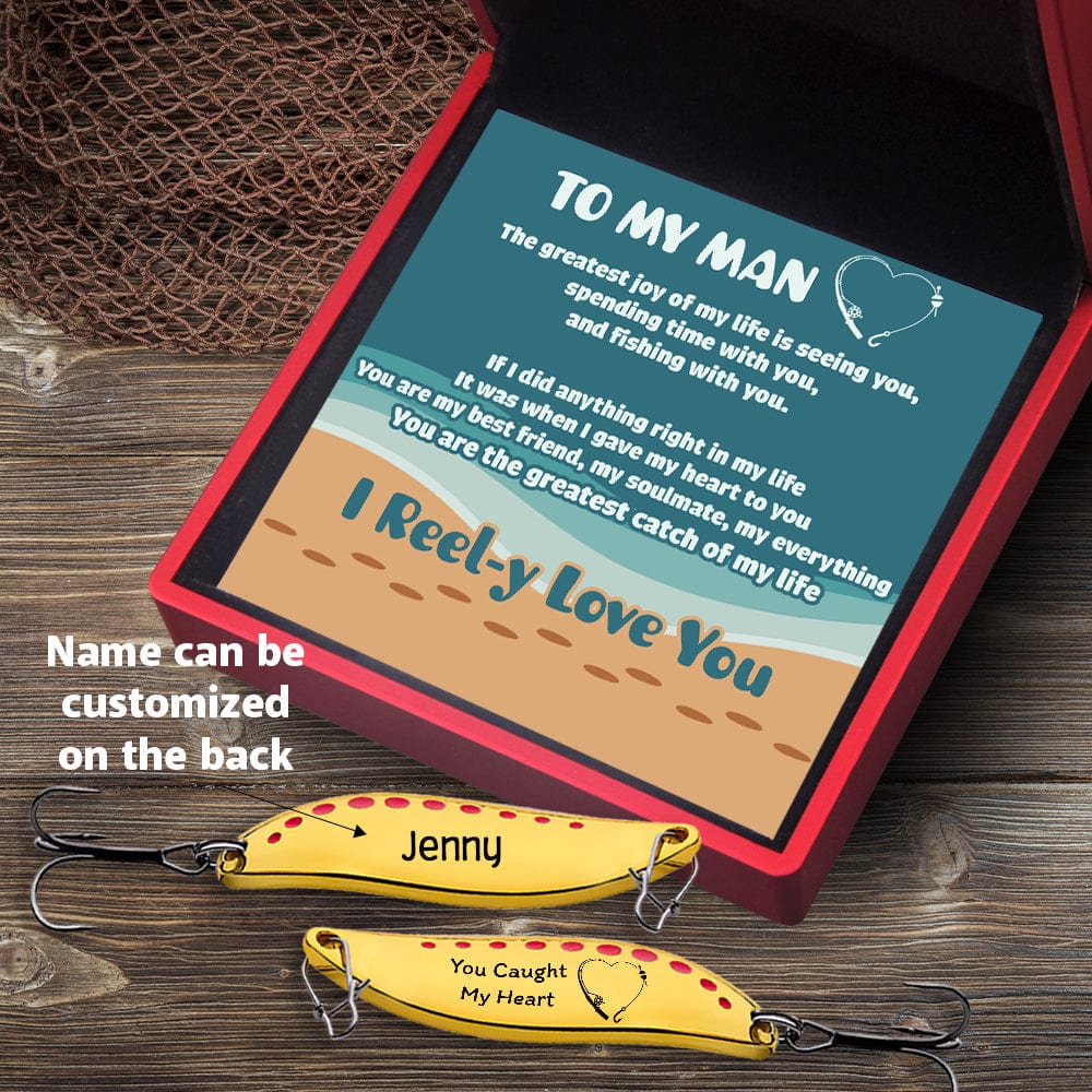 Personalized Fishing Lures - Fishing - To My Man - I Reel-y Love