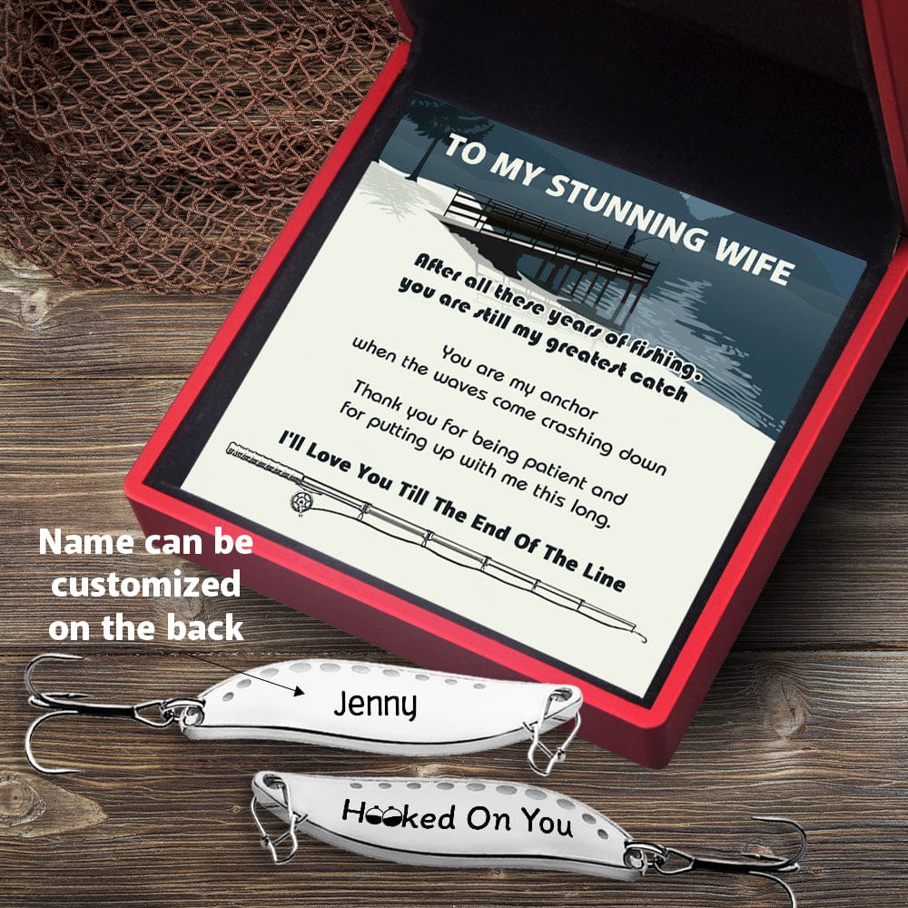 Personalized Fishing Spoon Lure - Fishing - To My Wife - You Are Still My Greatest Catch - Gfaa15001