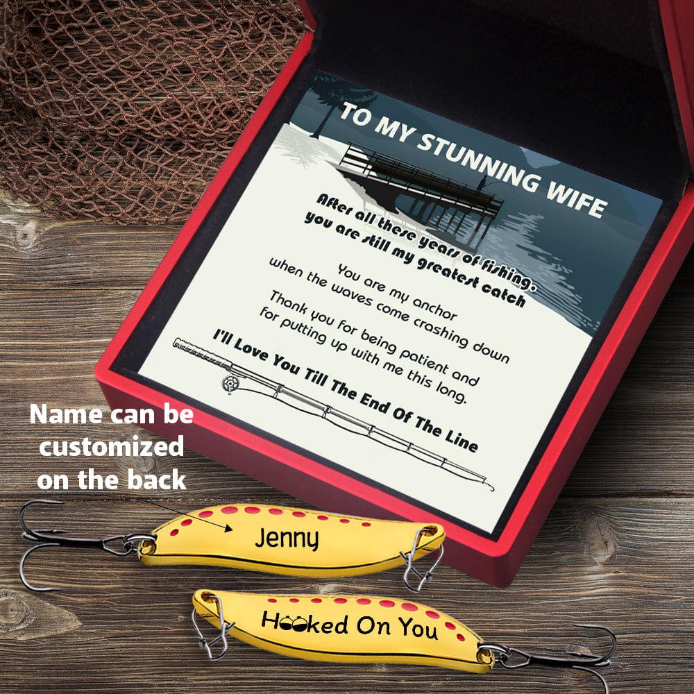 Personalized Fishing Spoon Lure - Fishing - To My Wife - You Are Still My Greatest Catch - Gfaa15001