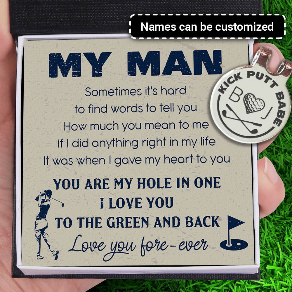Personalized Golf Marker - Golf - To My Man - I Love You Fore-ever - Gata26010