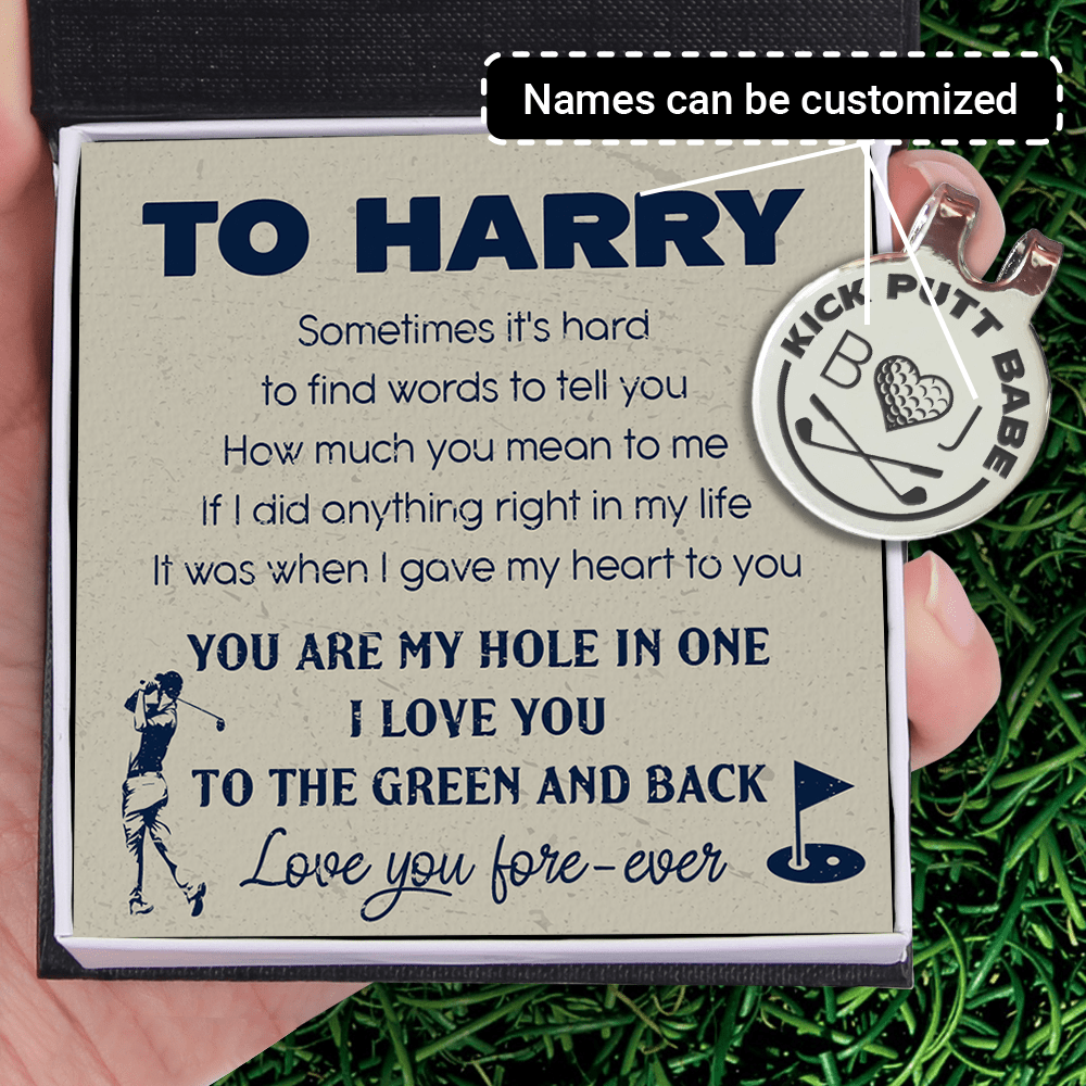 Personalized Golf Marker - Golf - To My Man - I Love You Fore-ever - Gata26010