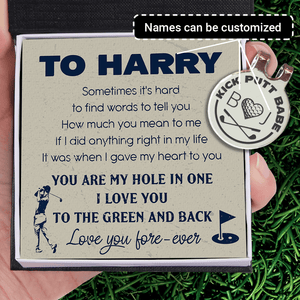 Personalized Golf Marker - Golf - To My Man - I Love You Fore-ever - Gata26010